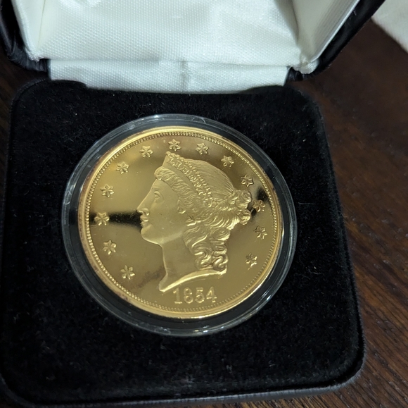 1854-S Gold Double Eagle Tribute Proof - Picture 4 of 5